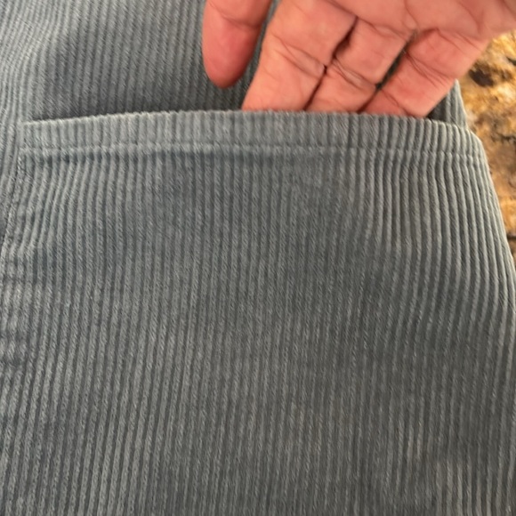 Blue Corduroy Snap-Front Skirt TRUTH BY REPUBLIC Size 6 - Picture 9 of 15